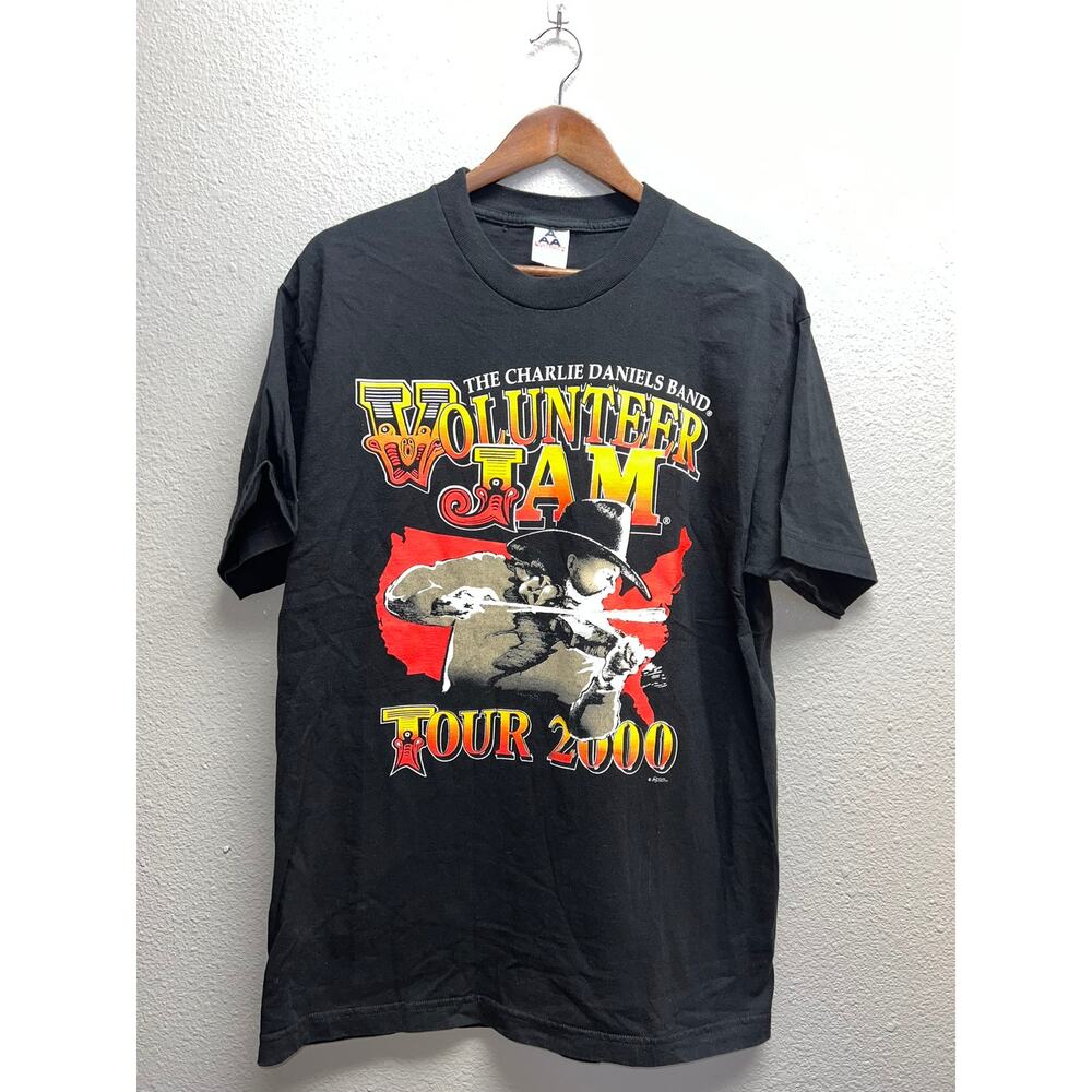 Vintage The Charlie Daniels Band Shirt Volunteer Jam Tour Concert 2000 Tee VTG L
